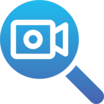 video search app android application logo